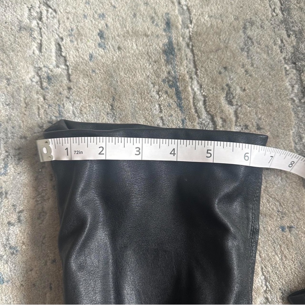 Black Women's Knee-High Boots - Picture 4 of 5
